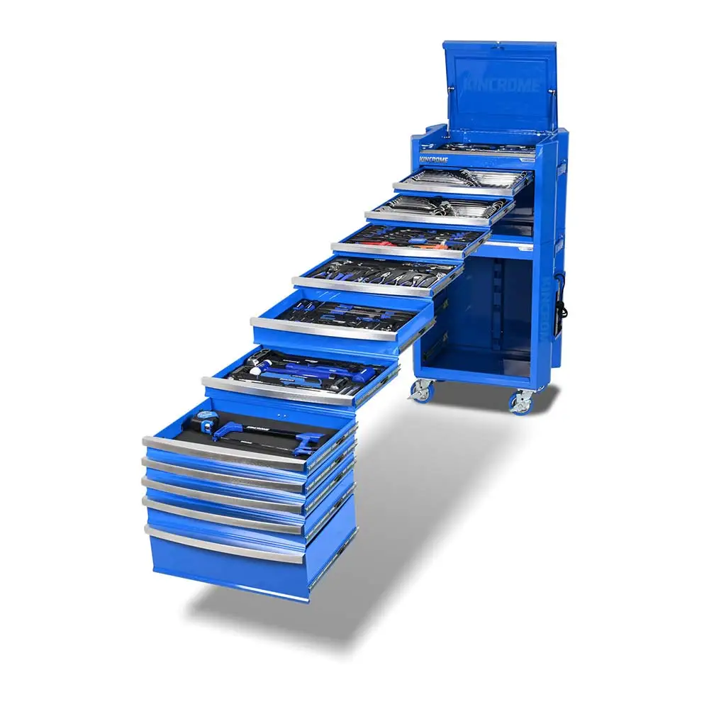 KINCROME 29" 11 Drawer Contour Workshop Tool Kit Black - 329 Piece K1953
