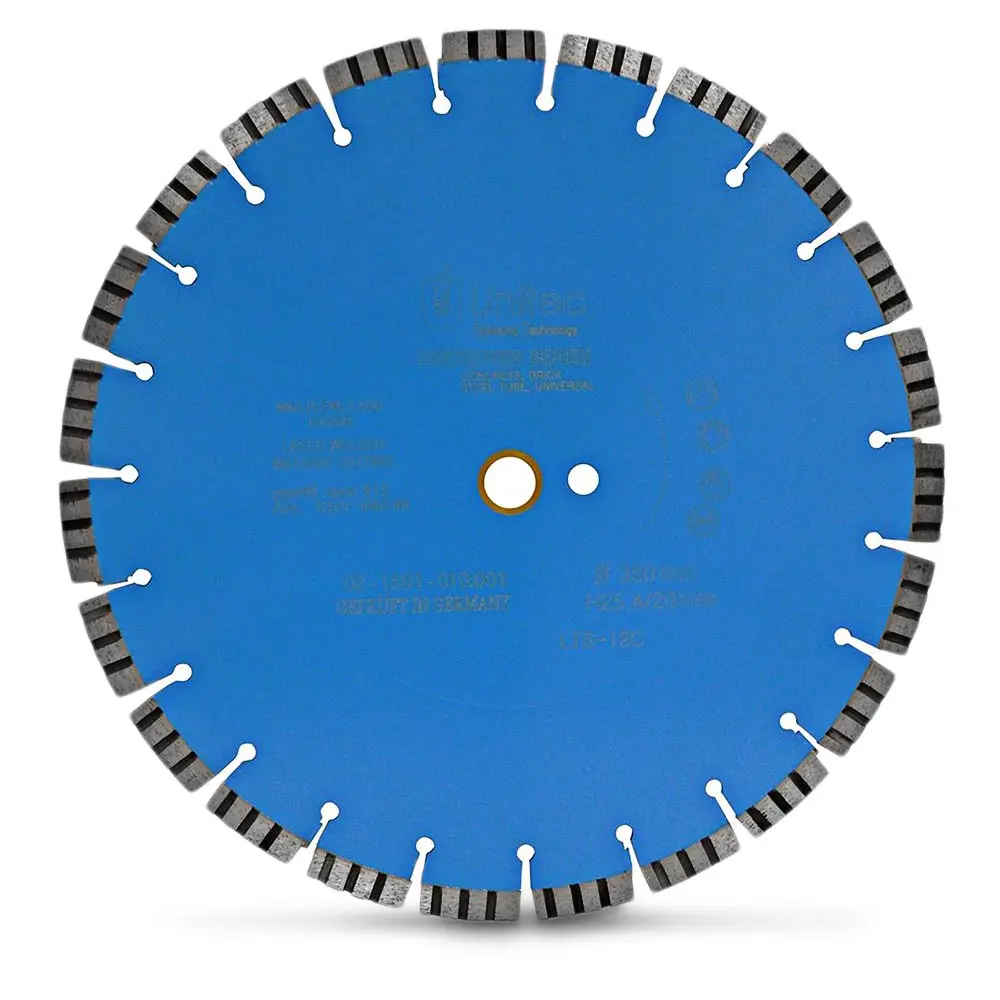 UNITEC 350mm Segmented Diamond Blade for General Purpose Cutting - DESTROYER U-14LTS12C
