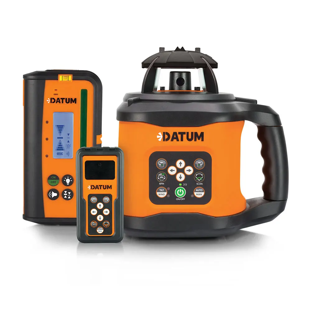 DATUM 400m Green Beam Rotary Laser Kit DTR40G