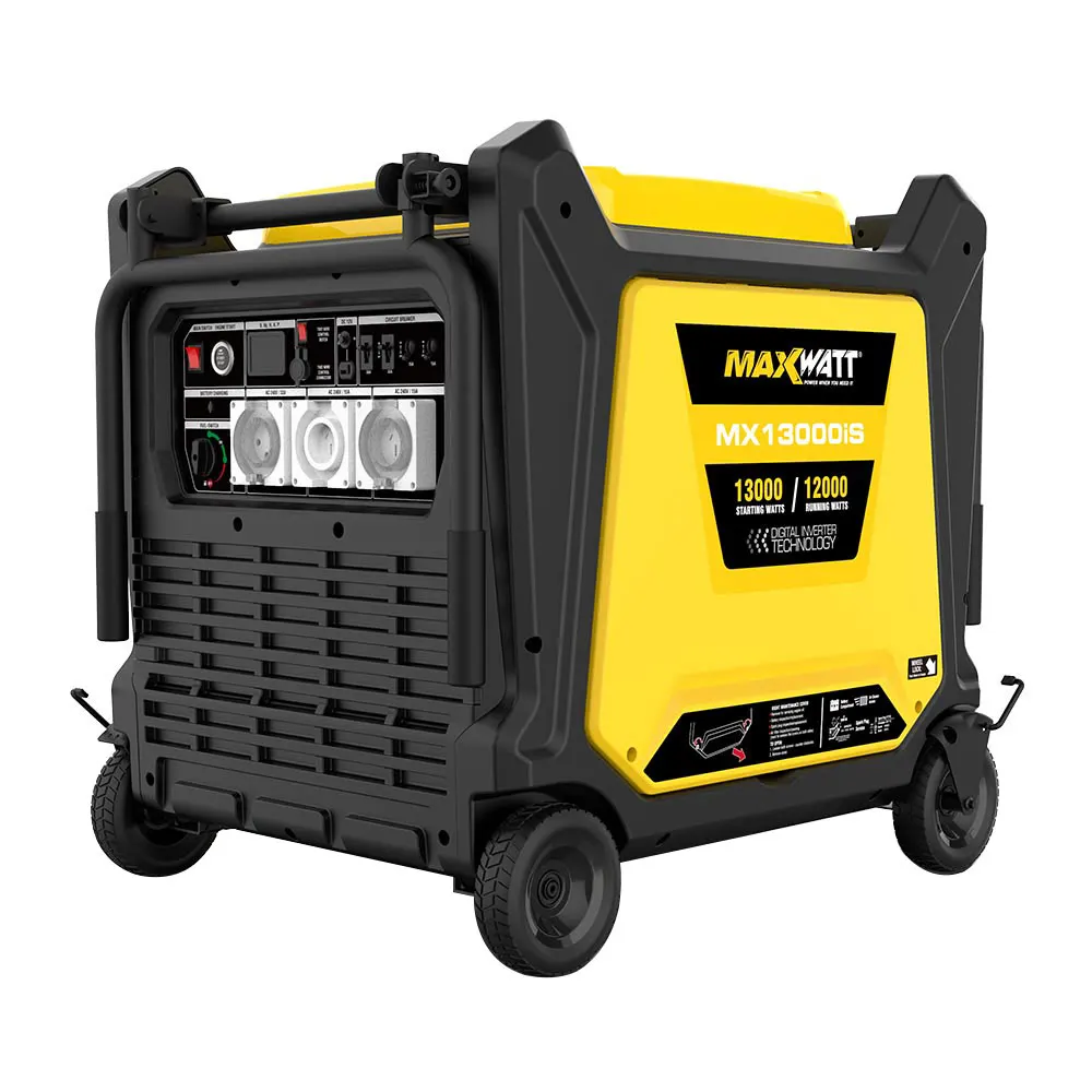 MAXWATT 13000W Electric/Remote Start w/ 2 Wire Auto Start Digital Inverter Generator MX13000IS