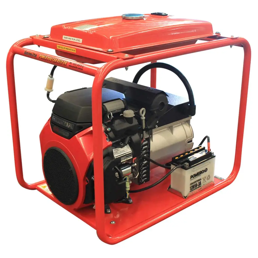 GENELITE 11kVA Petrol HONDA Petrol Generator Electric Start 25Ltr LRT Three Phase GH10,000E-LRT/3