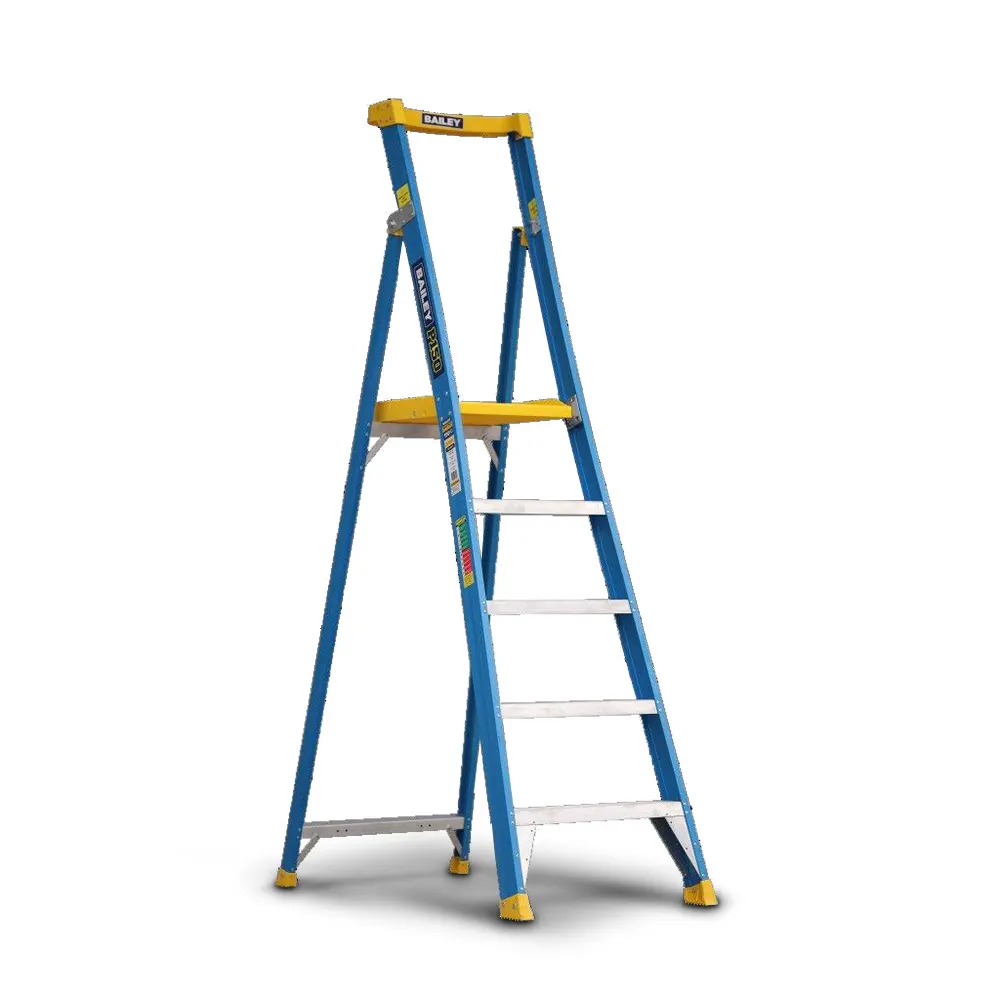BAILEY P1505 Platform Step Ladder 1.5m Fibreglass 150kg Industrial FS14072