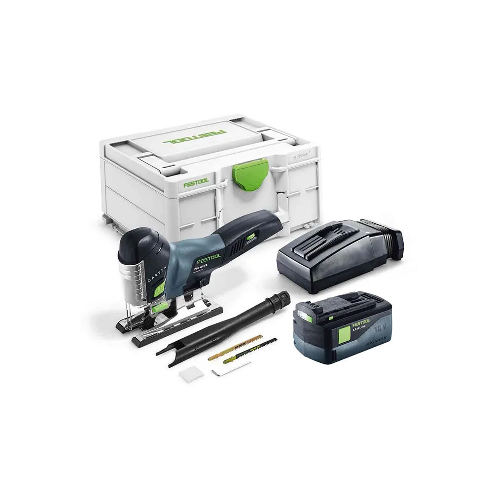 FESTOOL 18V 120mm PSC 420 1 x 5ah Orbital Jigsaw In Systainer 578288