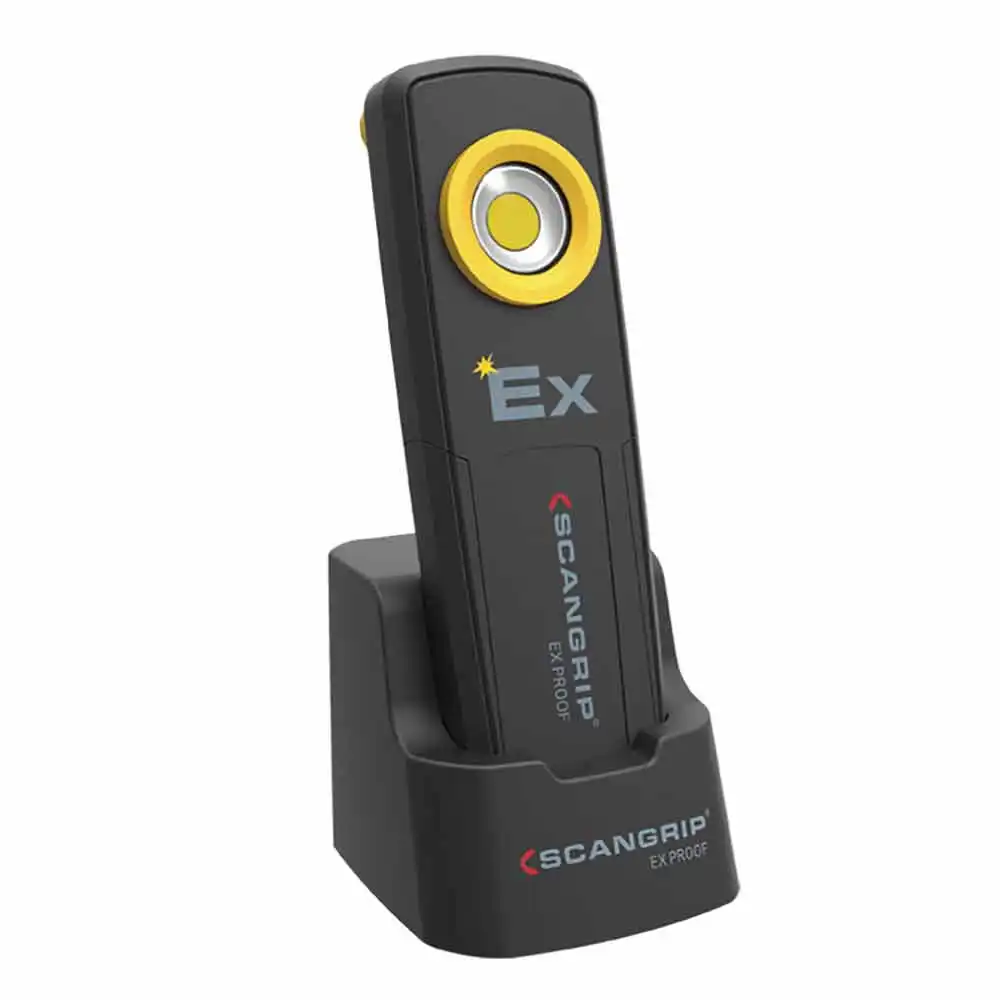 SCANGRIP Uni-Ex Inspec Explosion Proof W/Dock Rechargeable Work Light 03.5617AU