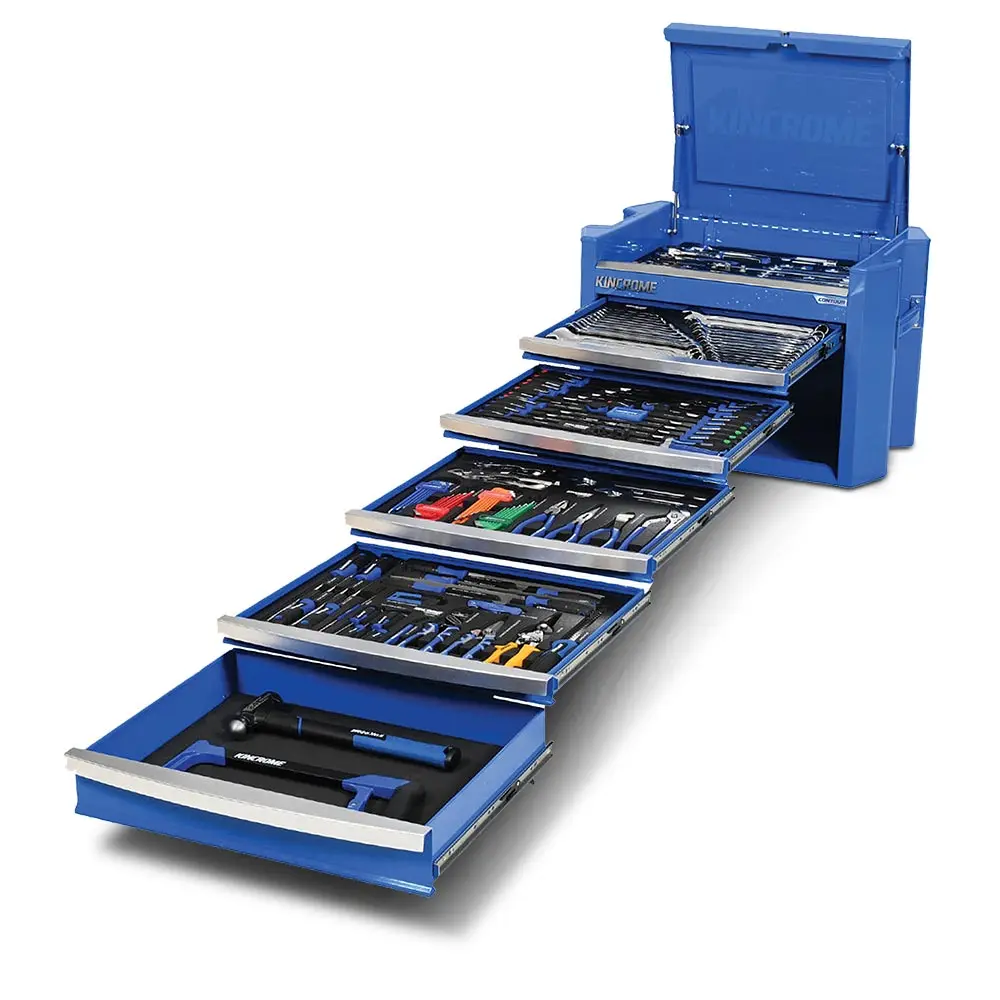 KINCROME Contour TFL Tool Chest 286 Piece 5 Drawer Blue P1820