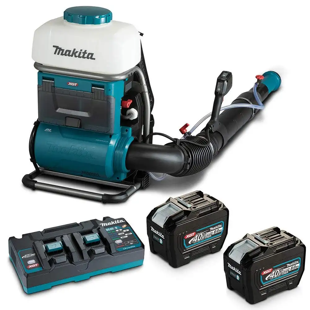MAKITA 40V Max XGT Brushless 2 x 8.0Ah Backpack Mist Blower Kit PM001GL202