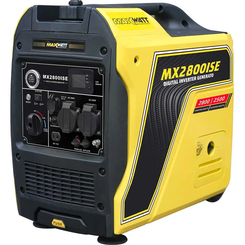 MAXWATT 2800W Pure Sine Wave Petrol Inverter Generator MX2800ISE