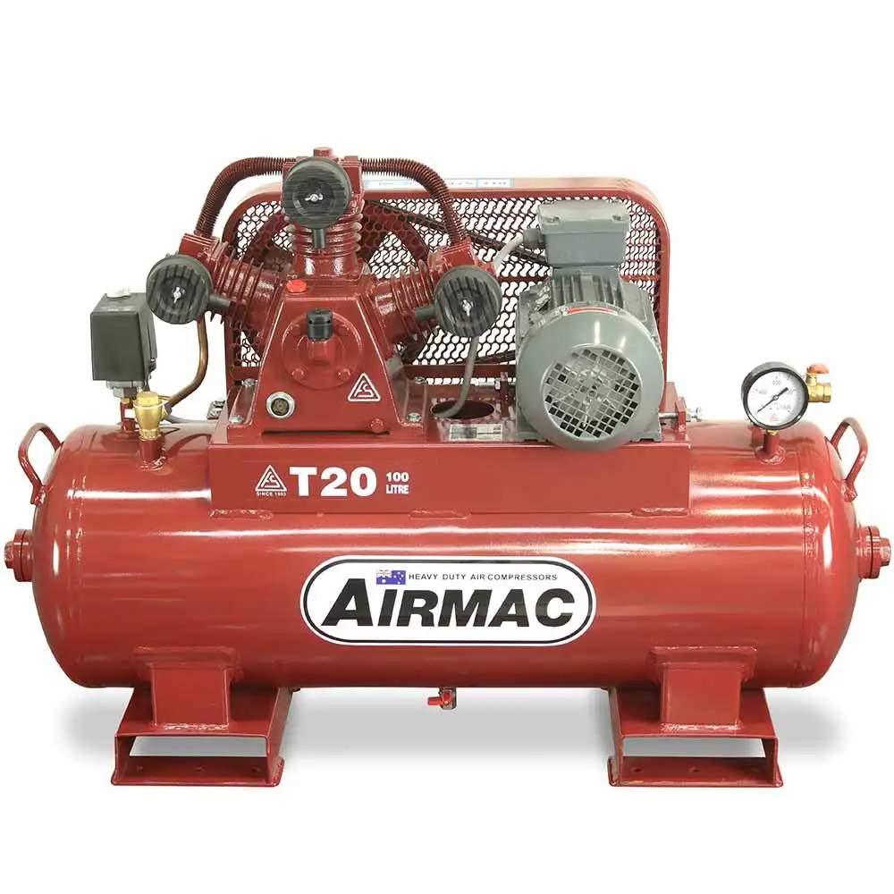 AIRMAC 415V 3hp 100l 310 L/Min Air Compressor AM T20 415V
