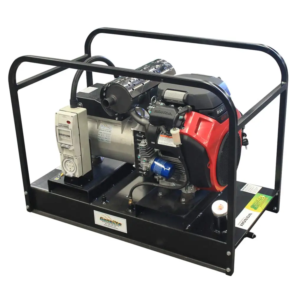 GENELITE 11kVA Petrol HONDA Petrol Generator Electric Start 50Ltr FBT Three Phase GH10,000E-FBT/3