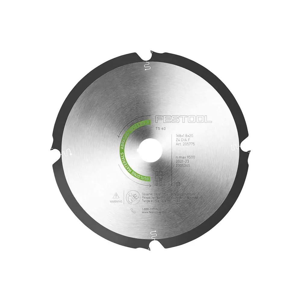 FESTOOL 168 x 1.8 x 20 4T Diamond Diamond Blade 205769