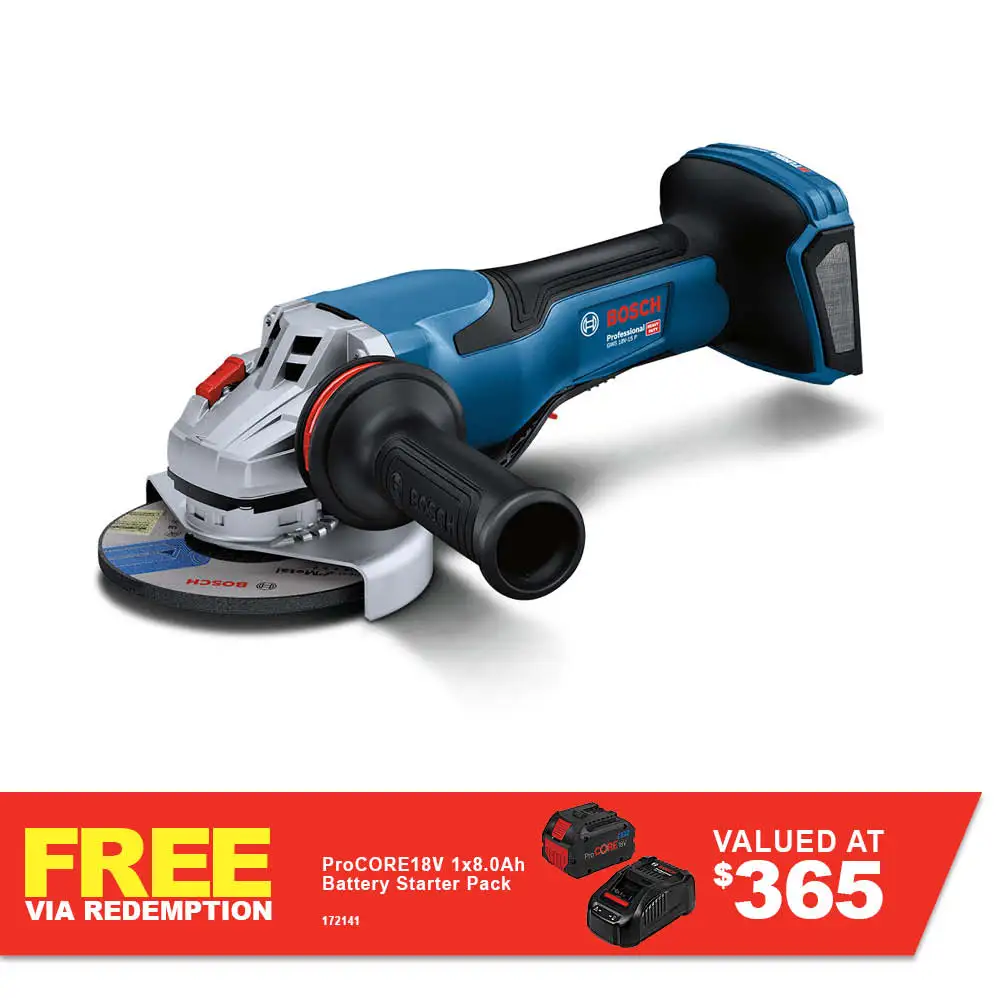 BOSCH 18V BITURBO Brushless 125mm Angle Grinder Skin GWS 18V-15 P 06019H6A00