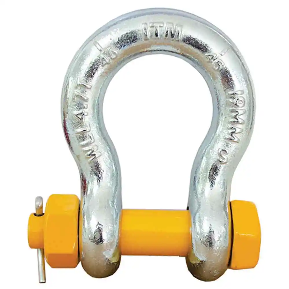 ITM 35T 50mm Body Yellow Pin GS Screw Pin Dee Shackles TM9222-35050