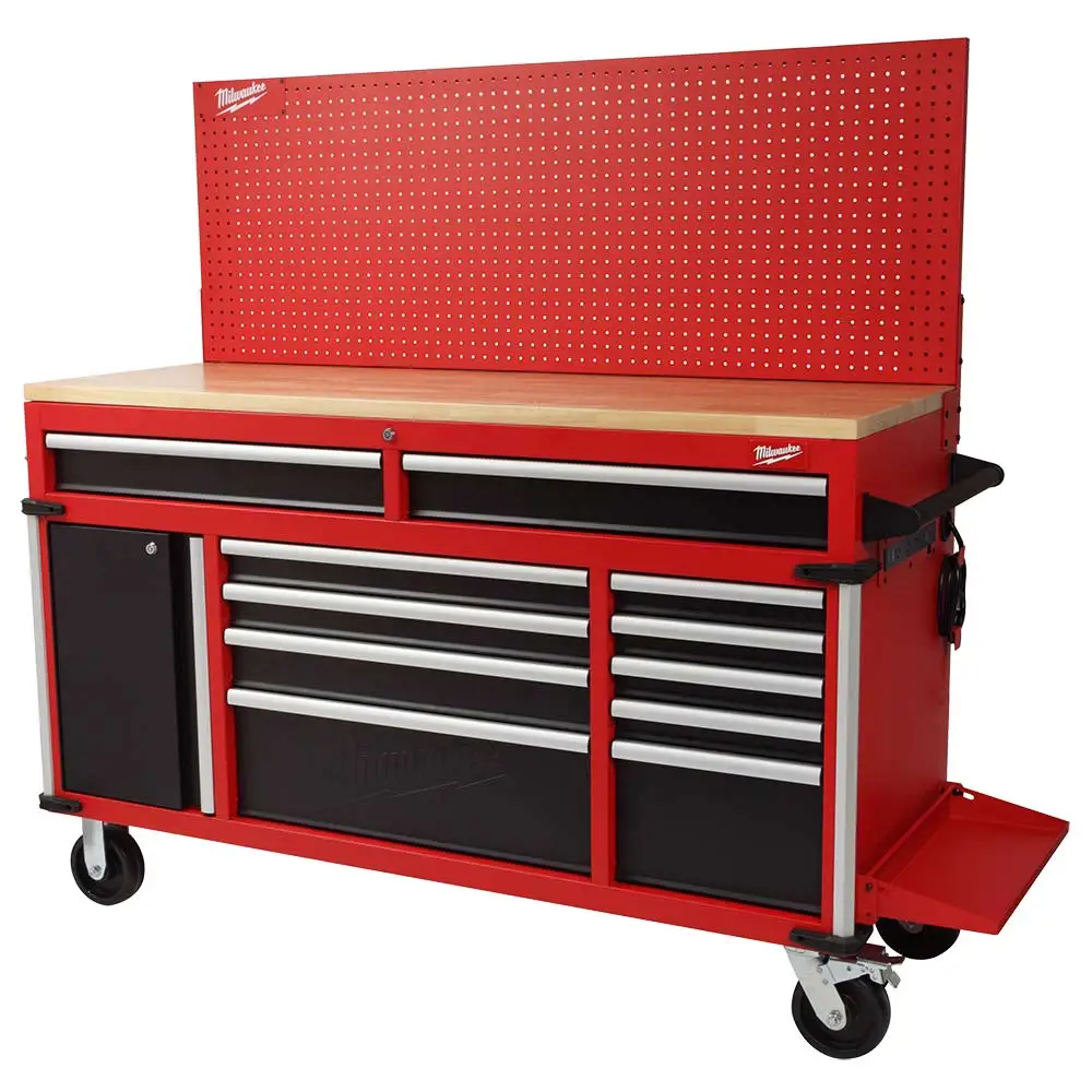 MILWAUKEE 61inch Mobile Work Station - Wood Top 48228563W
