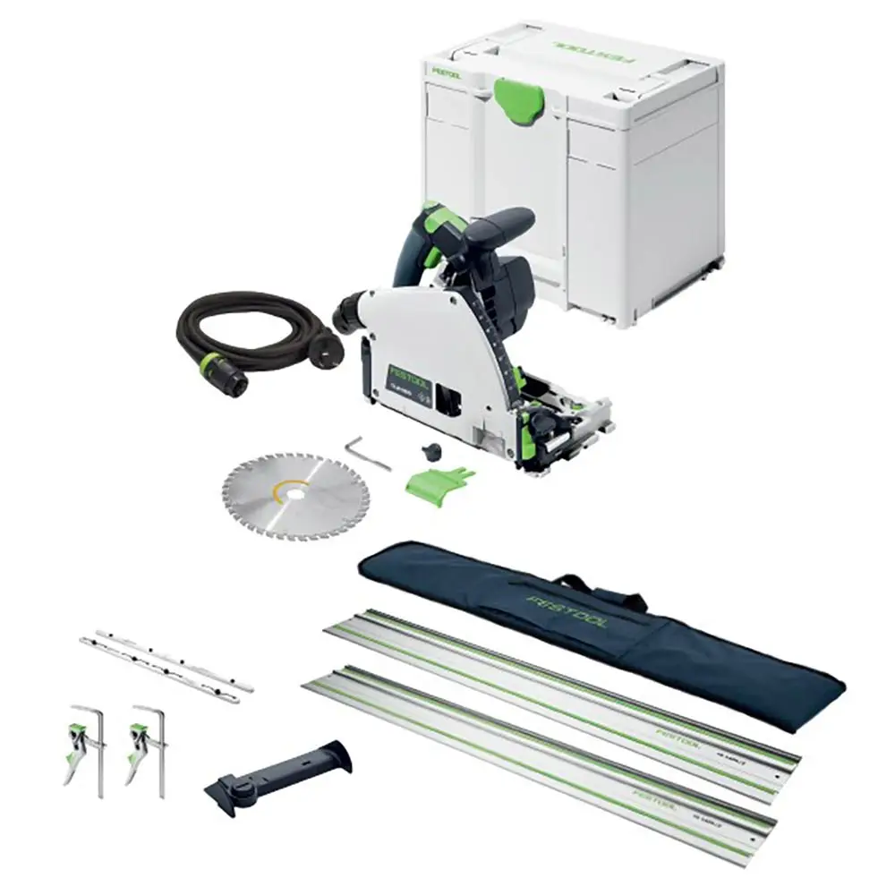 FESTOOL 1500W 168mm TS 60K Circular Plunge Saw Set F28108