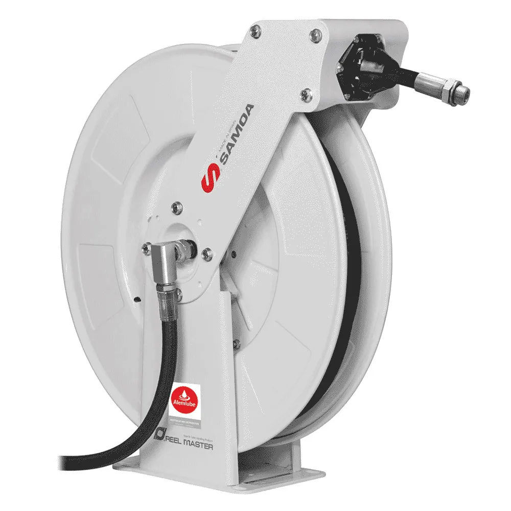 SAMOA 1/2" Twin Pedestal Oil Hose Reel 504250