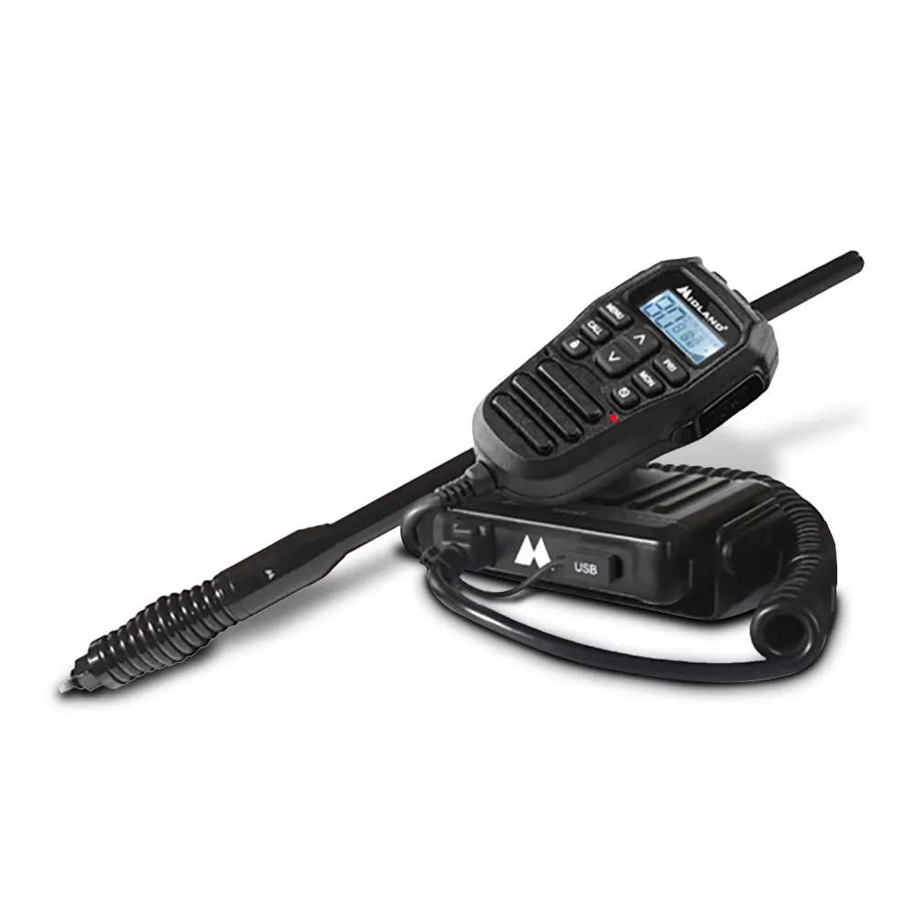 MIDLAND Remote MIC + ANT Radio UHF EXPLORER PACK
