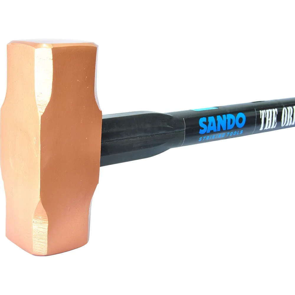 SANDO 750MM 14lb Steel Core Sledge Hammer with Rubber Handle SDSLDG1430C