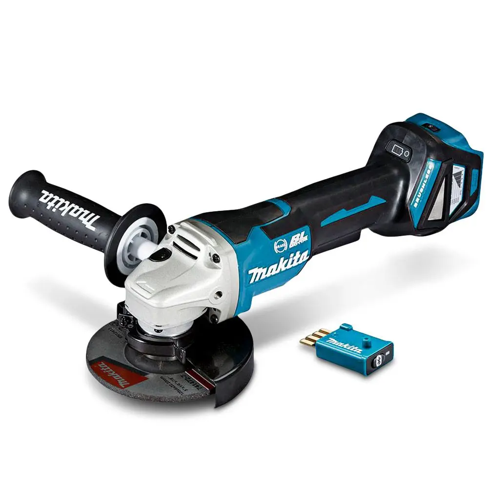 MAKITA 18V Brushless AWS 125mm Paddle Switch Angle Grinder w. Wireless Unit Skin DGA518ZU