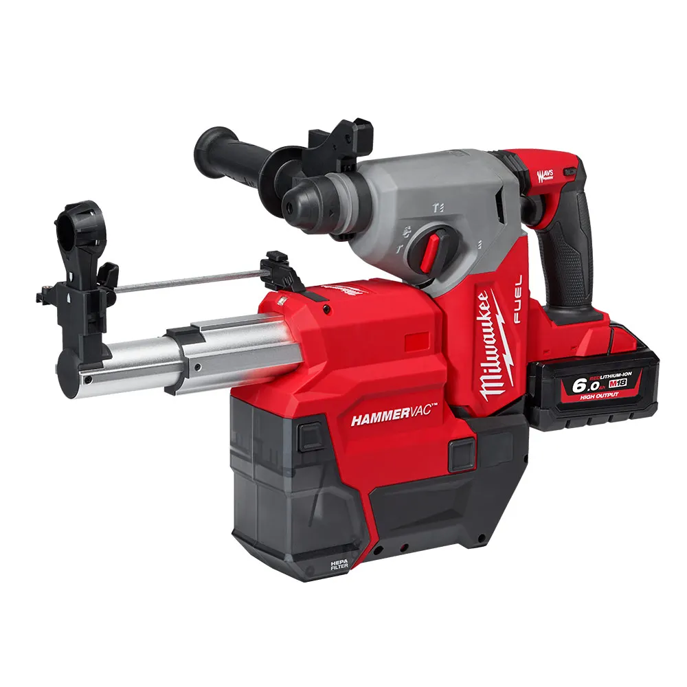 MILWAUKEE Dust Extractor Attachment for SDS Plus Rotary Hammer M18FH M18FDEX-0