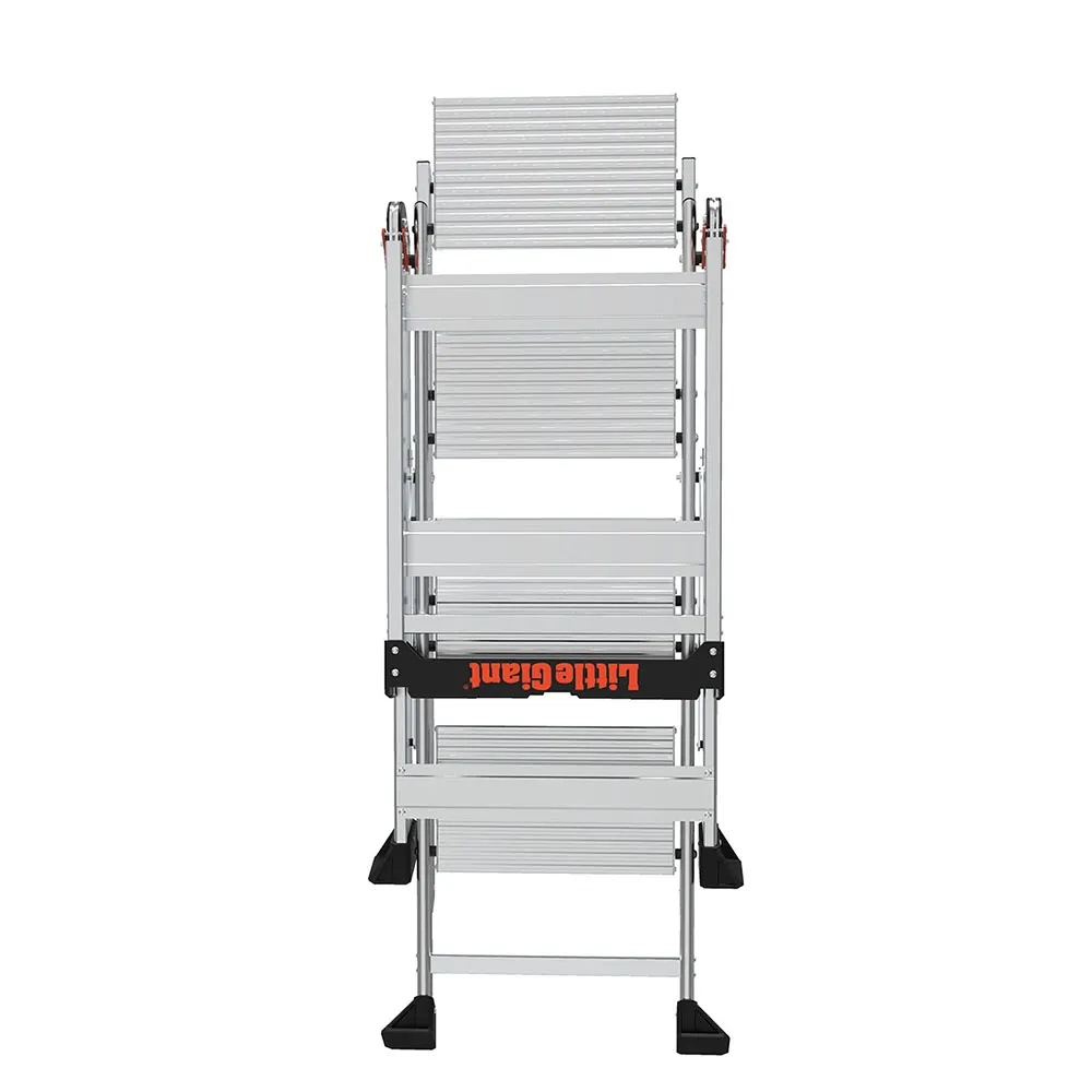 LITTLE GIANT JUMBO STEP 4 Step Aluminium Step Ladder w/ Handrail 11904-440