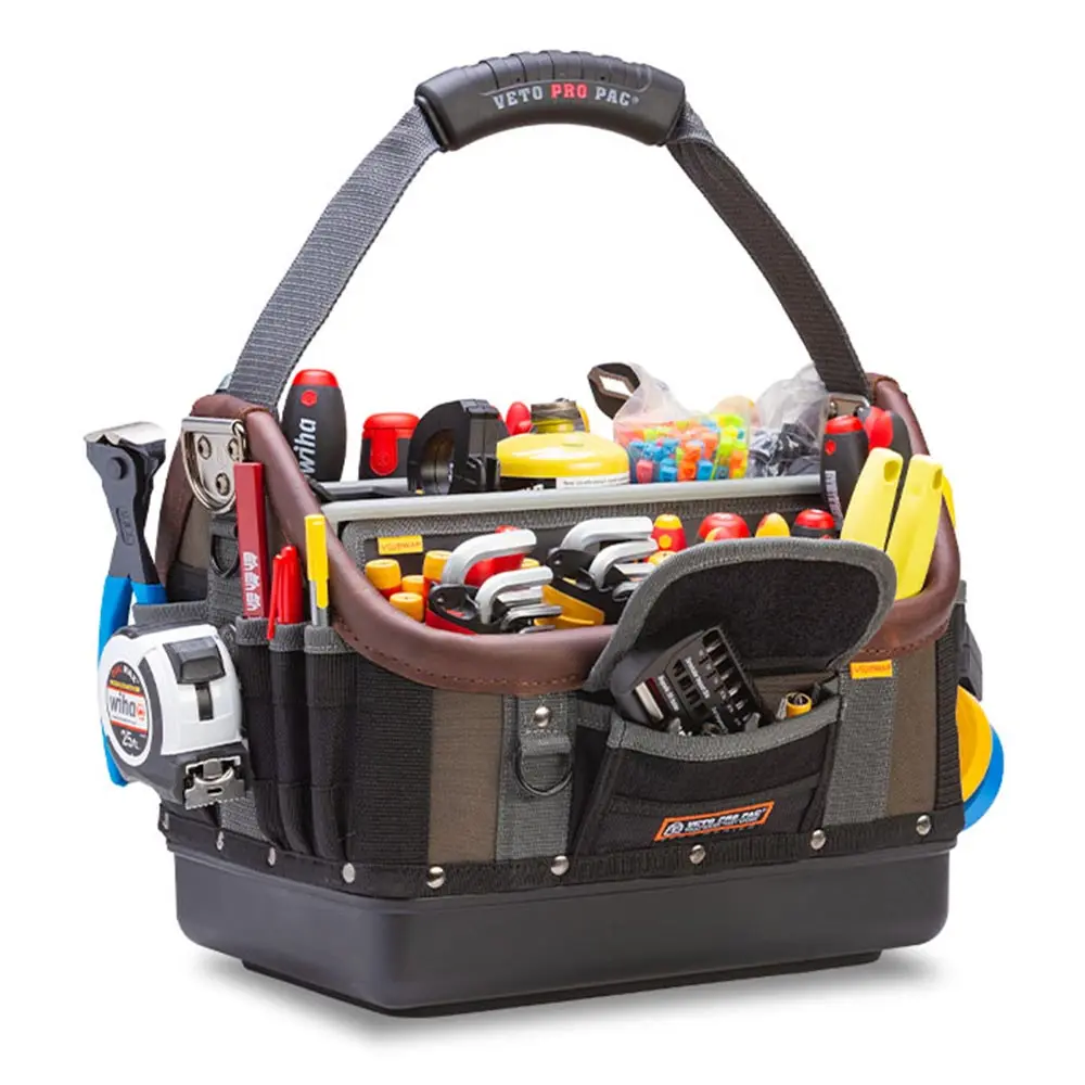 VETO 43 Pocket Large Open Top Tech Tool Bag VETOTECHOT-LC