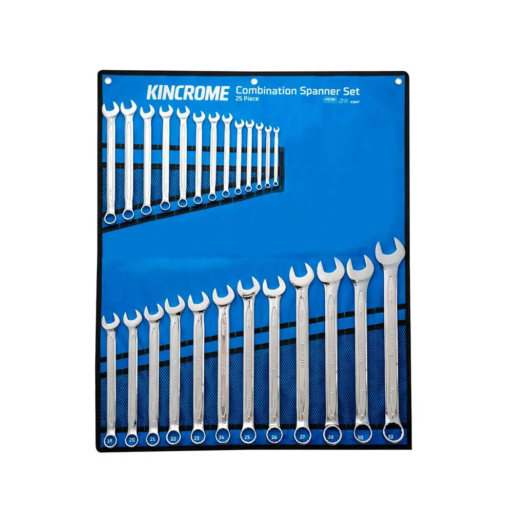 KINCROME 25 Piece 6 - 32mm Metric Combination Spanner Set K3047