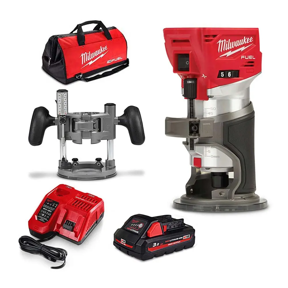 MILWAUKEE 18V FUEL 1 x 3.0Ah Laminate Trimmer Kit M18FTR302B