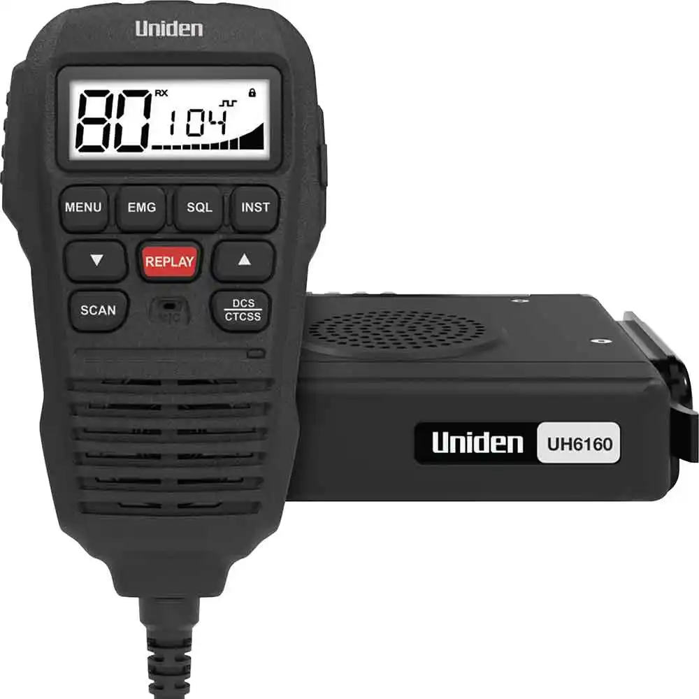 UNIDEN 12/24V UHF CB Radio with Remote Speaker MIC UH6160
