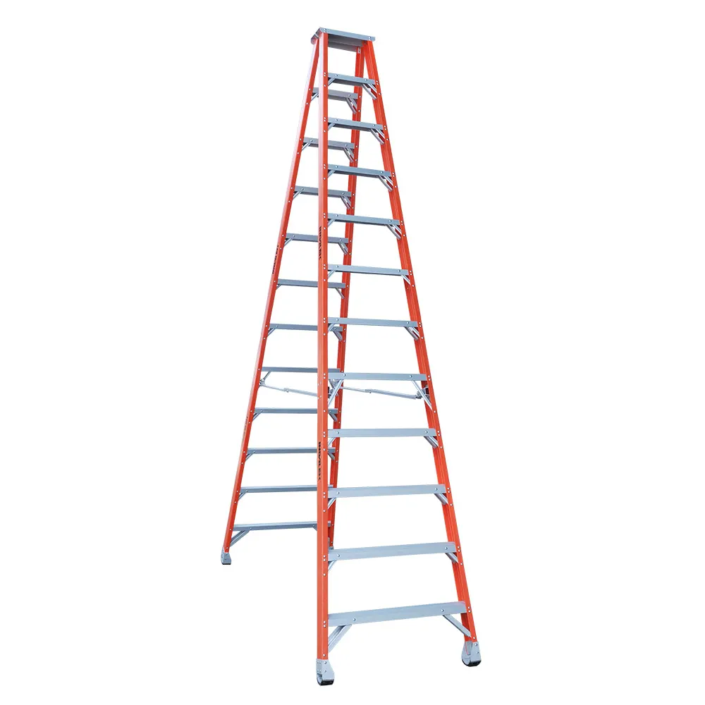 INDALEX 180kg Pro 3.7m Double Sided Fibreglass Step Ladder PROSF12D