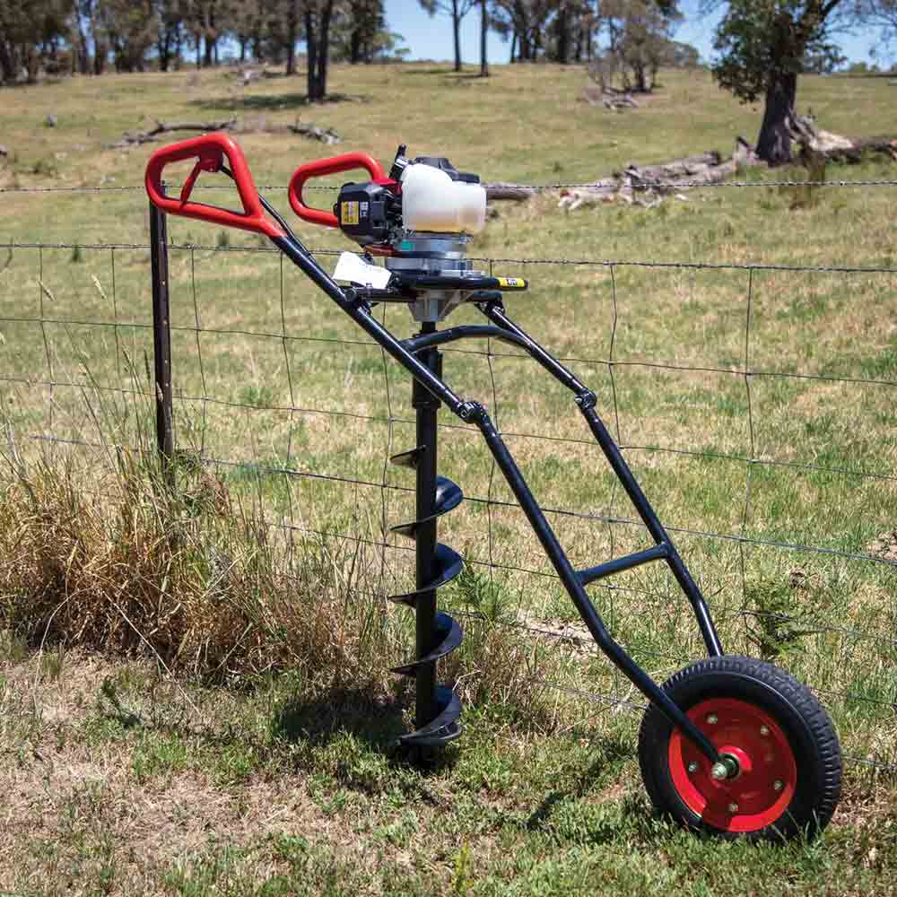 BULLMAX 4 Stroke Wheeled HD Petrol Auger - Honda GX50 100250