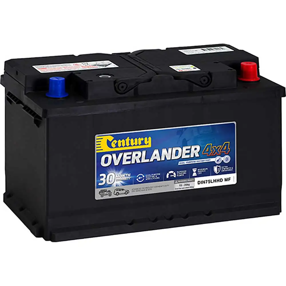 CENTURY DIN75LHHDMF 4WD Overlander Car Battery 125137