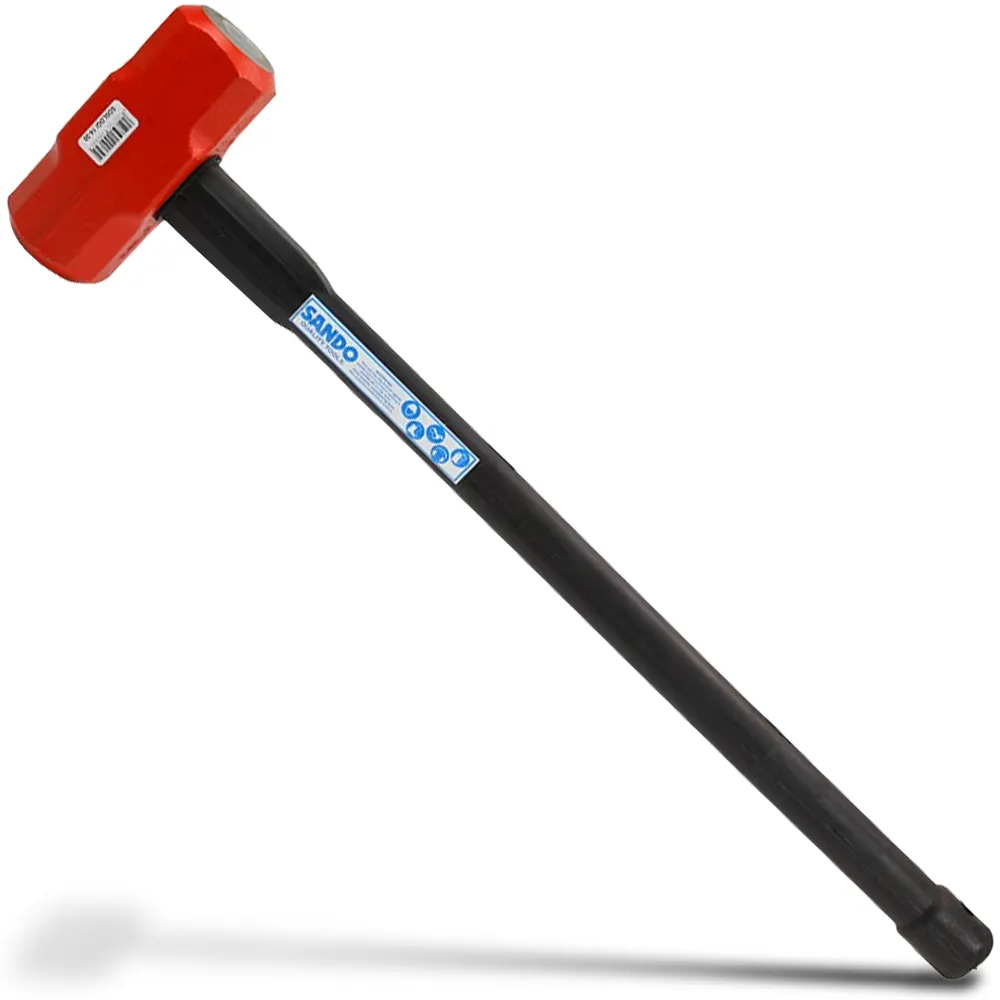 SANDO 750mm 12lb Steel Sledge Hammer with Rubber Sleeve Handle SDSLDG1230