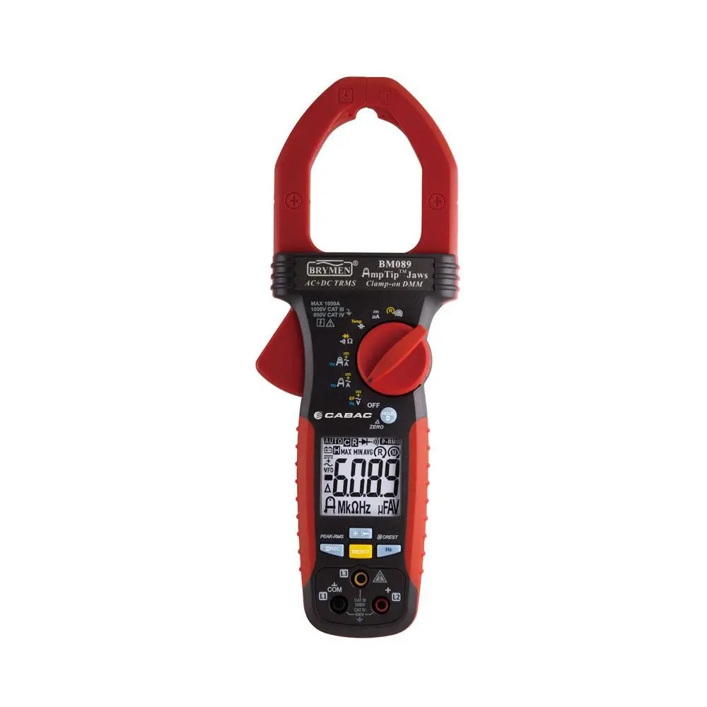 CABAC 600A AC/DC TRMS CAT IV Brymen Clamp Meter BM089