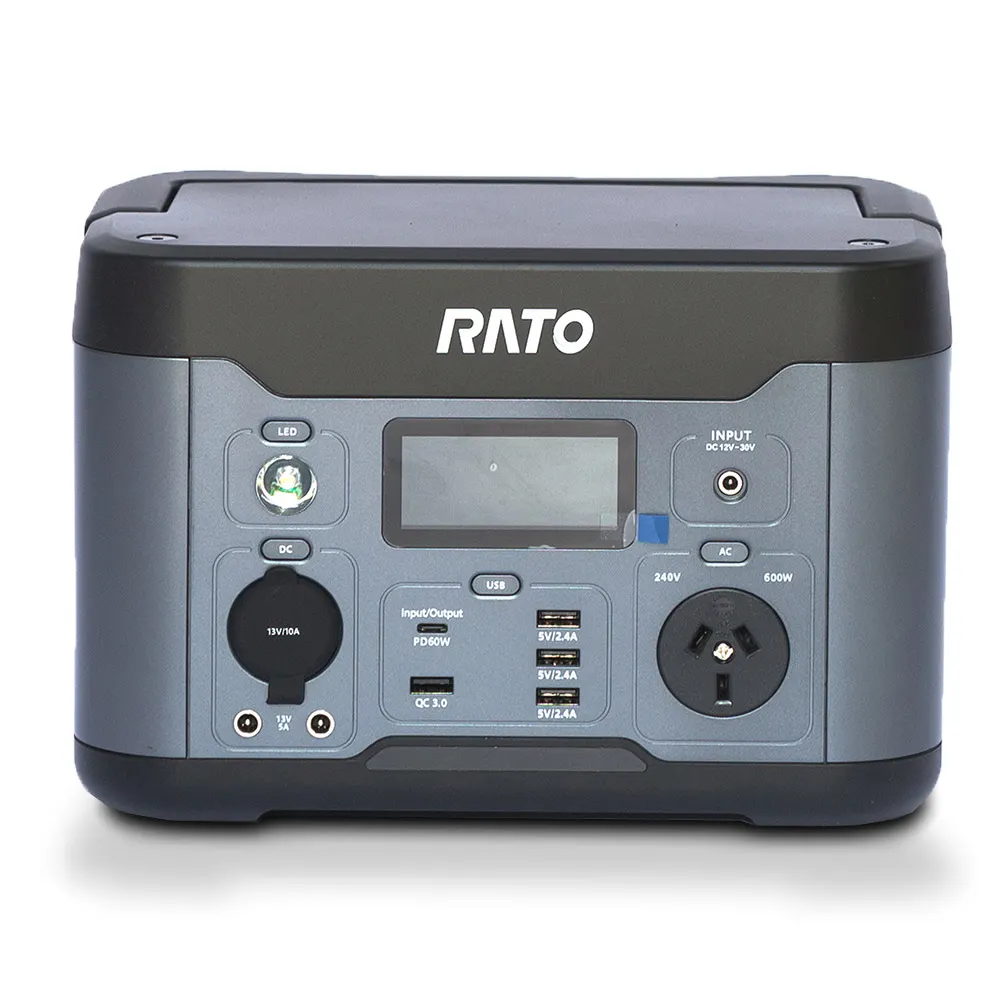 RATO 600W Power Station AC 569Wh, 1200W Peak RT600