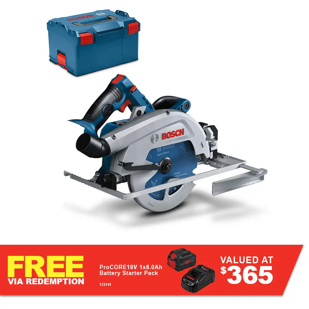 BOSCH 18V BITURBO Brushless 184mm Circular Saw Skin GKS 18V-68 GC 06016B5140