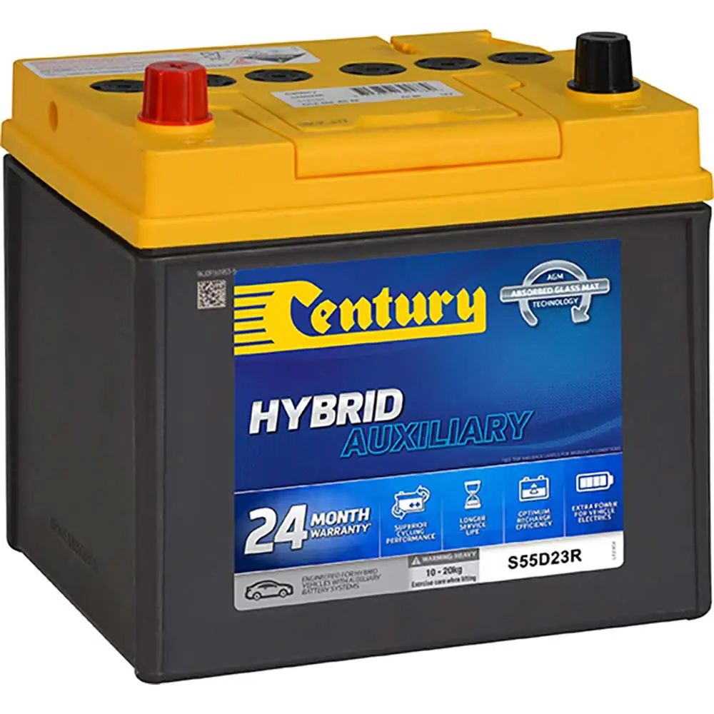 CENTURY S55D23R Hybrid Auxiliary Car Battery 118112