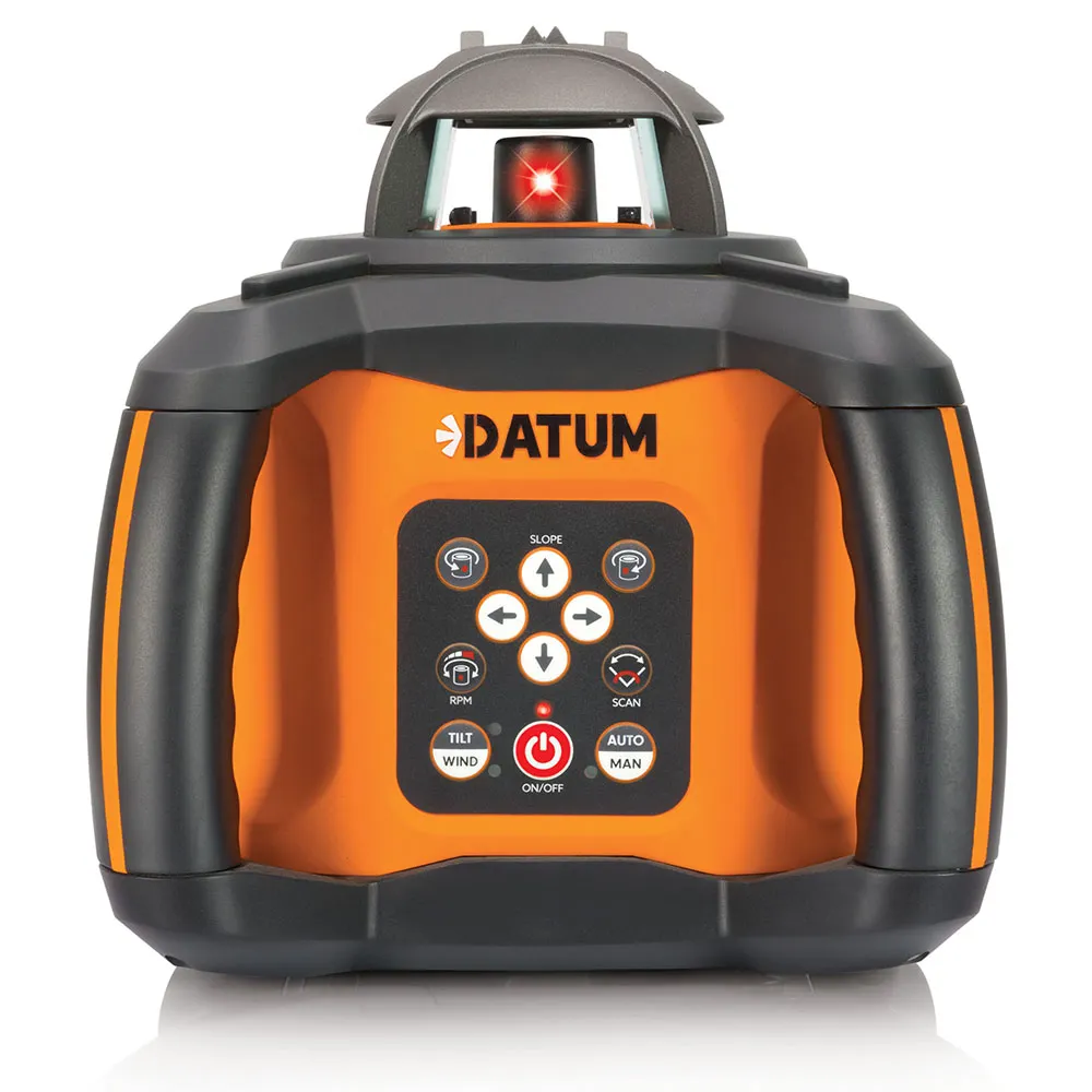 DATUM 800m Dual-Grade Rotary Laser Level Red DTR80R
