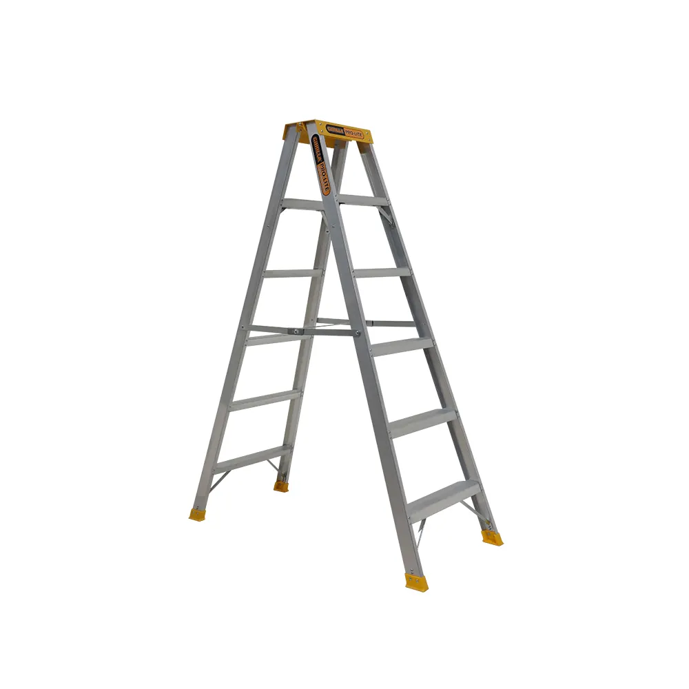 GORILLA 1.8m 150kg Pro-Lite 6 Step Double-Sided Aluminium Step Ladder SM006-PRO