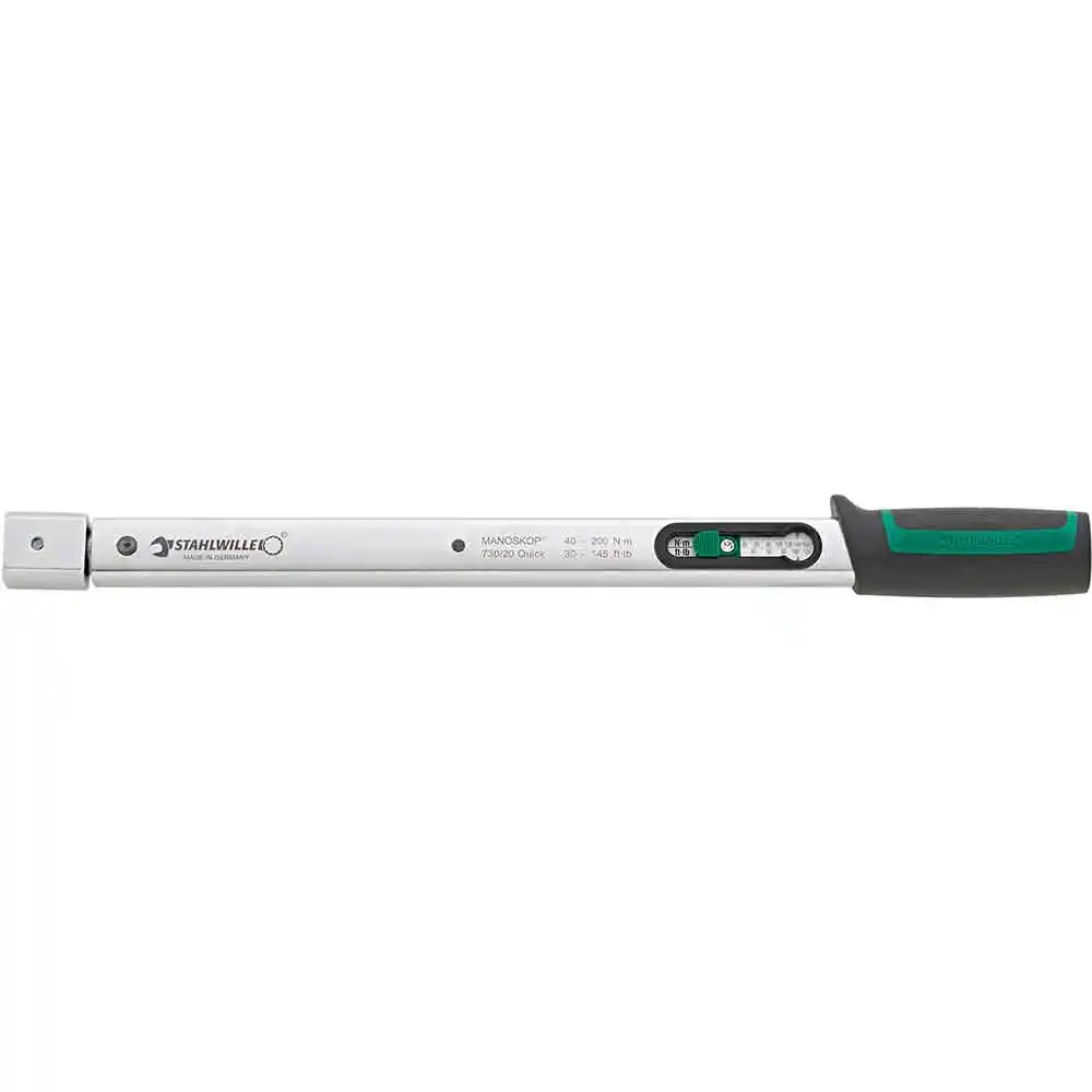 STAHLWILLE 40-200Nm 730 Quick Torque Wrench Compatible w/ 14 x 18mm Insert Tools 50184020