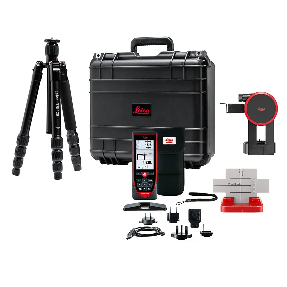 LEICA Disto S910 Package Includes TRI120 Tripod, FTA360-S and Hard Case LG887900
