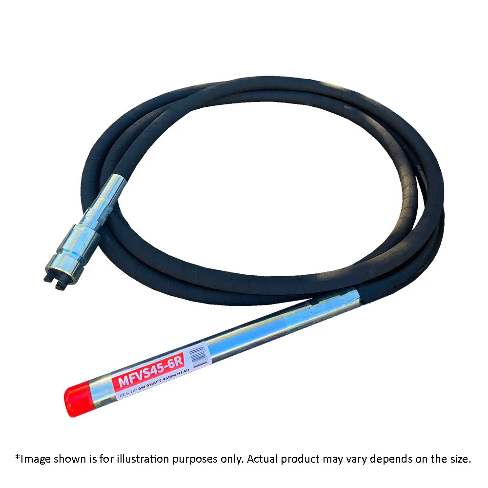 MASTERFINISH 38mm x 6m w. Res/Tip Vibrating Shaft MFVS38-6R