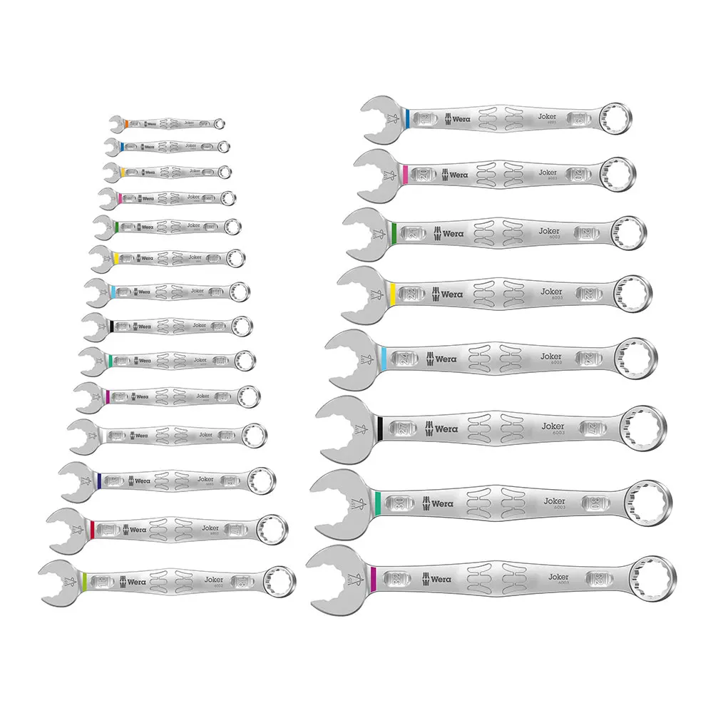WERA 6003 Joker 22 Set 1 22 Piece Combination Spanner WER020232