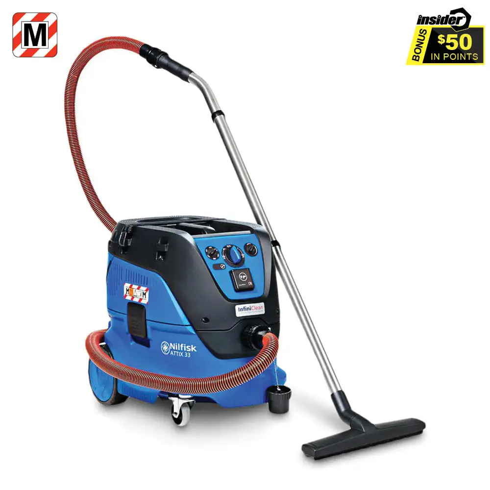 NILFISK 1400W 30L M-Class Attix 33 Industrial Vacuum Dust Extractor 107412198