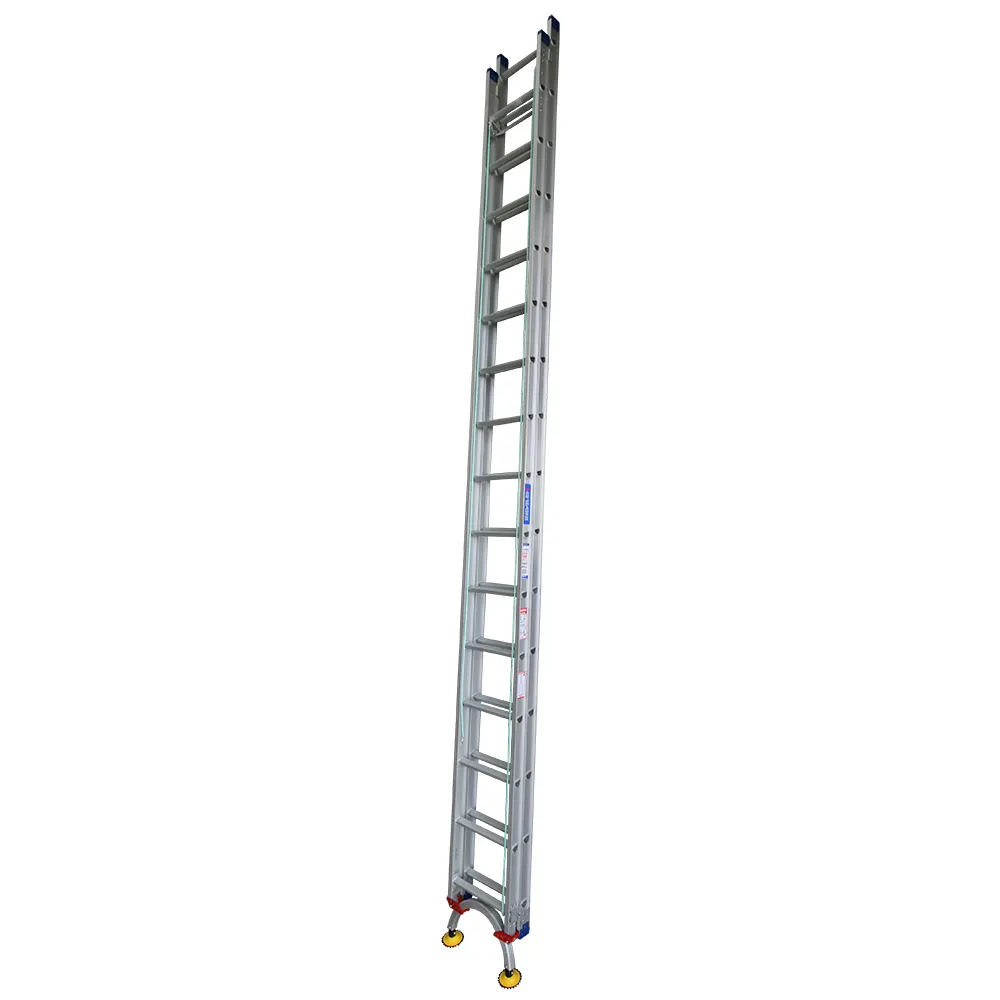 INDALEX 150kg Pro 5.0m-9.0m Aluminium Extension Ladder with Level-Arc PROX30