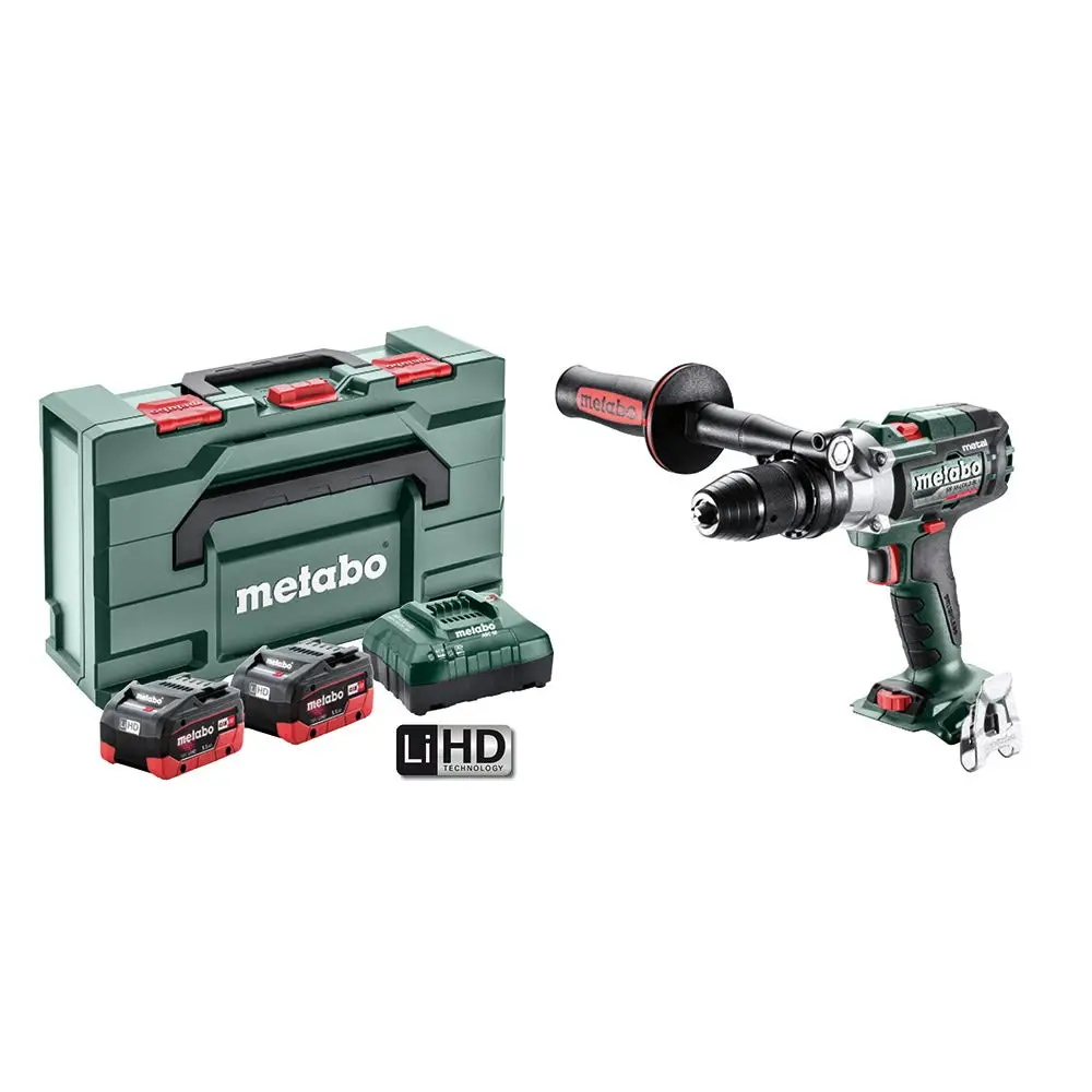 METABO 18V 2 x 5.5Ah 13mm 3-Speed Hammer Drill Kit AU60318300
