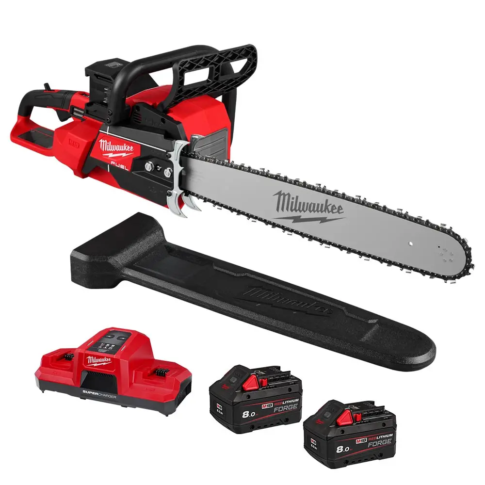 MILWAUKEE 18V REDLITHIUM FORGE 20inch (508 mm) Dual Battery Chainsaw Kit M18F2CHS20802F