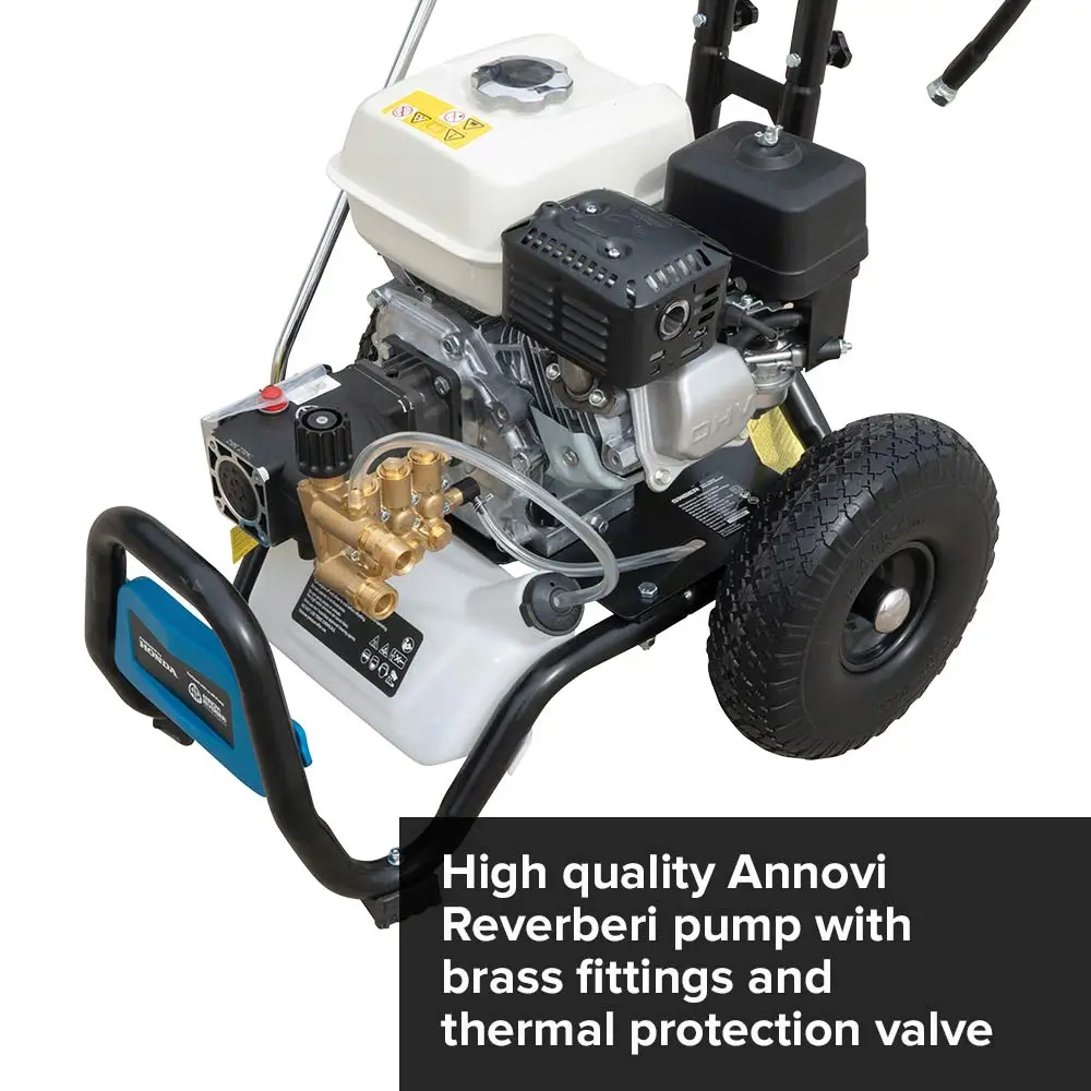SABER 3200psi 5.5hp Petrol Pressure Washer with Honda GP-160 Engine SP55ARHON3200