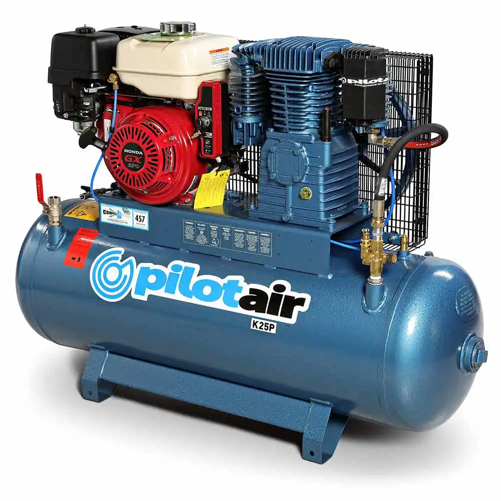 PILOT AIR Petrol Reciprocating Compressor K25P