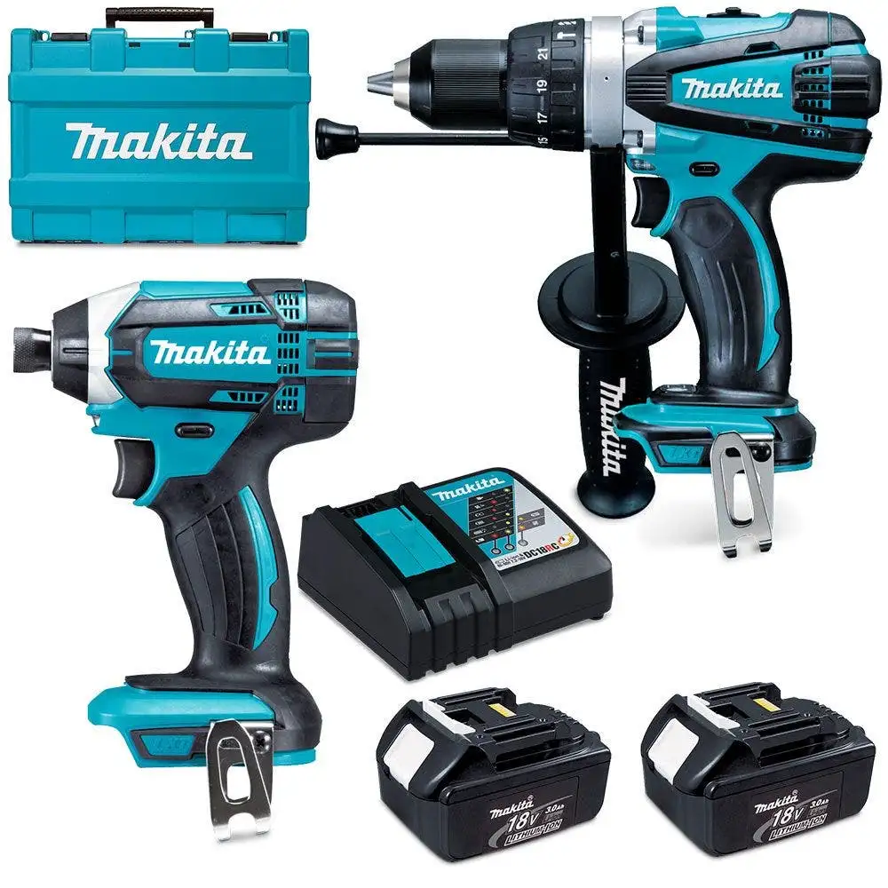 MAKITA 18V 2 Piece 2 x 3.0Ah Combo Kit DLX2145