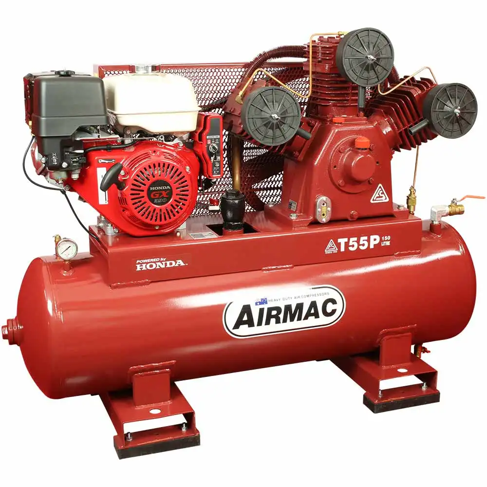 AIRMAC 13hp 150l 1225 L/Min Honda Electric Start Air Compressor AM T55P ES